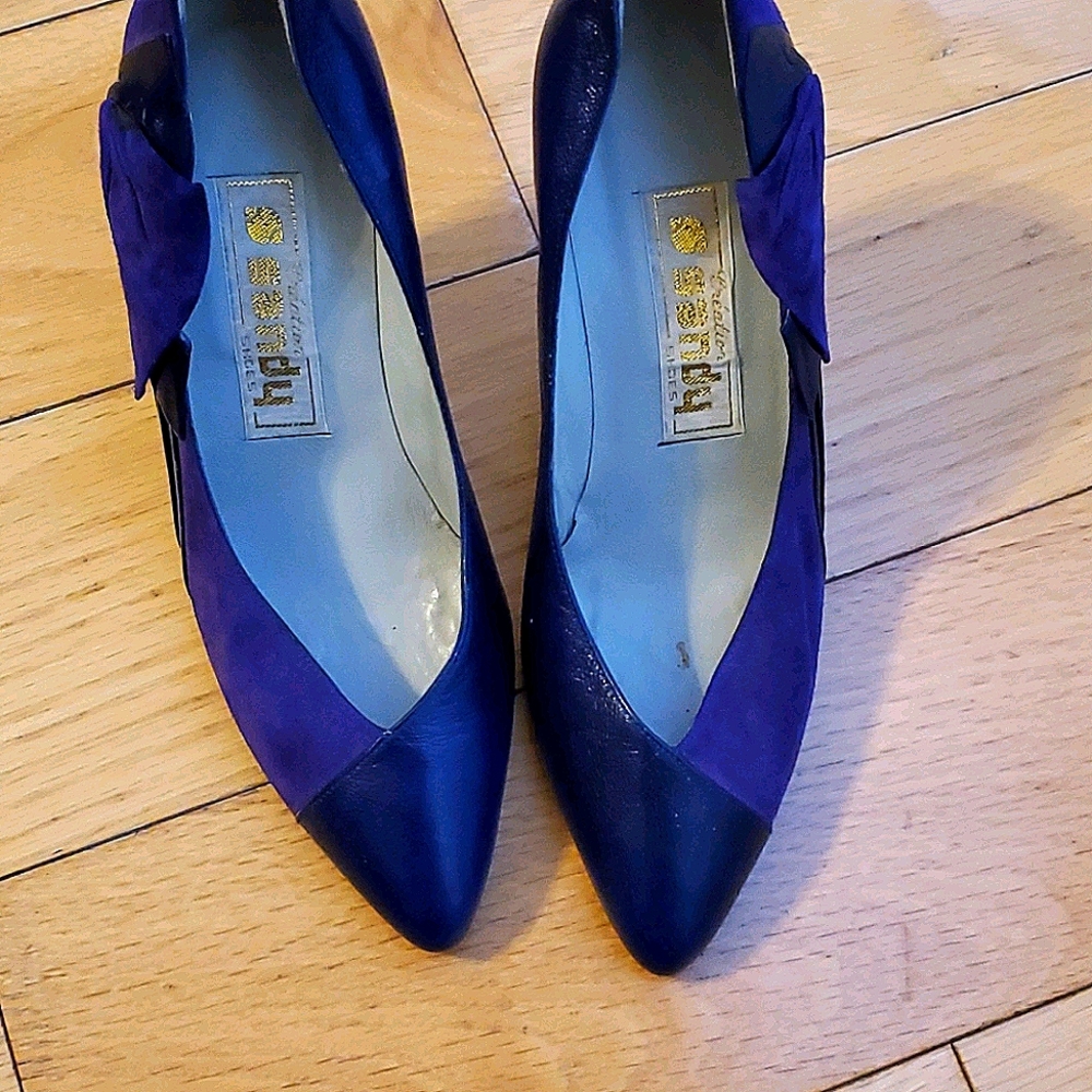 Vintage high heels size 34 petite Real leather
